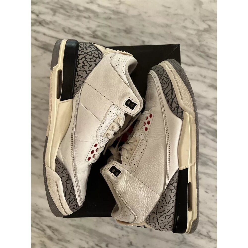 Jordan 3 Retro Mid White Cement Reimagined Great Shape Size 7